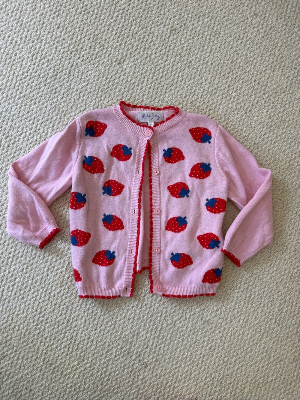 Rachel Riley Strawberry Cardigan